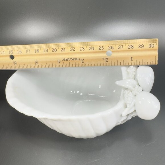 Fitz & Floyd White Seashell Bowl Turbinate Starfish 1983 Japan Fine Porcelain - Picture 3 of 14